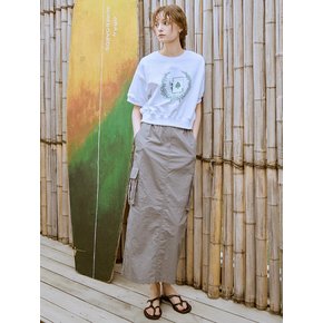 Banding cargo long skirt (2color)