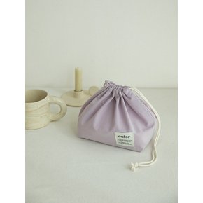 chubby string pouch_lilac forest