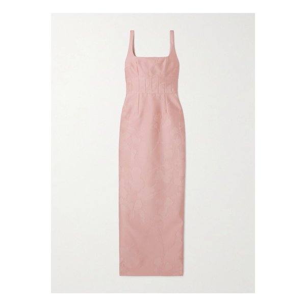 에밀리아 윅스테드 메가라 패널 클로케 맥시 드레스 핑크 46376663162837291