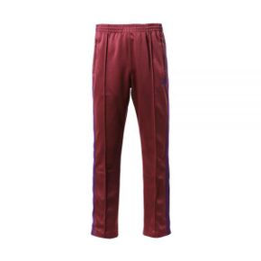 NEEDLES 니들스 Narrow Track Pant - Poly Smooth WINE (NS247) (폴리 스무스 내로우 트랙 팬츠)