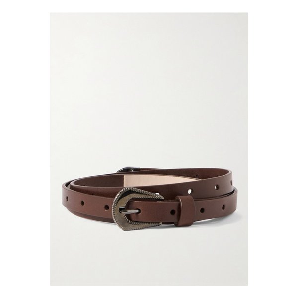 브루넬로쿠치넬리 가죽 벨트 다크 브라운 46376663162900449