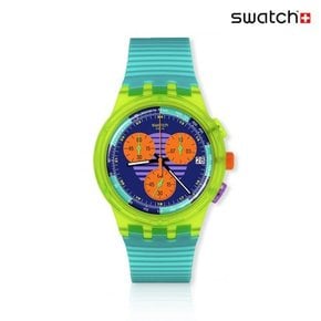 [본사] 네온 SWATCH NEON WAVE SUSJ404