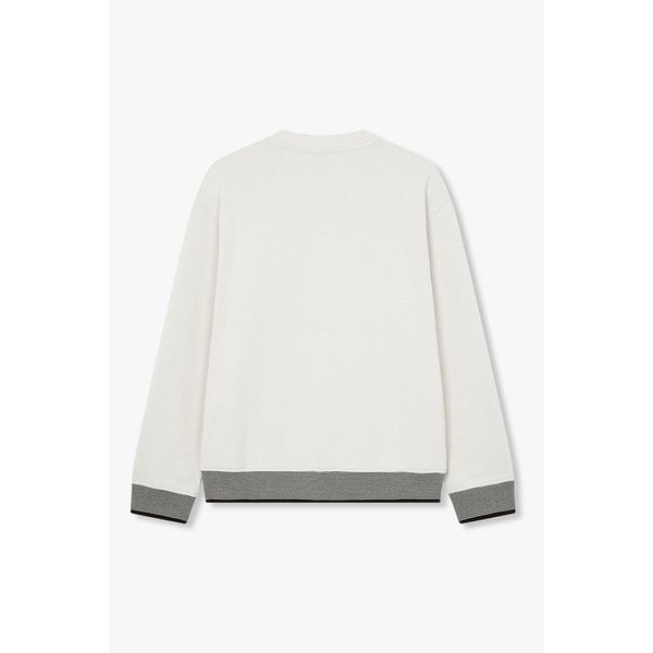 남성 더블 자수 로고 크루넥 맨투맨 A415331014000