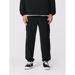 WWFC STRETCH CARGO JOGGER-WBLACK