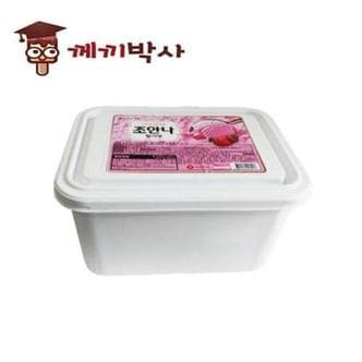  조안나 딸기5L 1개 대용량 업소용 초등 아이스크림