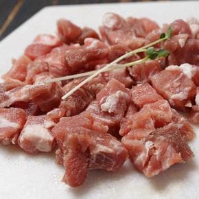 제주 한돈 돼지 뒷고기 200g 한돈뒷고기 제주뒷고기 막고기 짜투리고기 찌개용  (S40770504)
