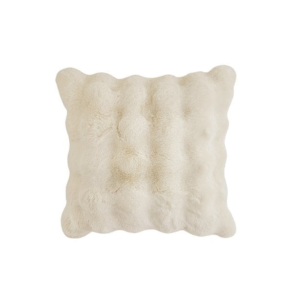 발렌 퍼 쿠션커버 50*50_아이보리