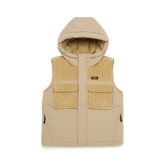 내셔널지오그래픽키즈 K244UDV930 HOLIDAY 다운 베스트 BEIGE