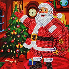 크리스마스 산타클로스 (카드) 5D 보석십자수 15x15 (퍼즐사랑)