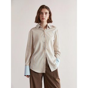 YY_Commuter sleeve point shirt_2color