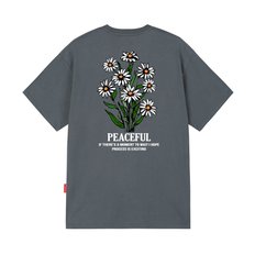 DAISY FLOWER BUNDLE GRAPHIC 티셔츠 - 그레이