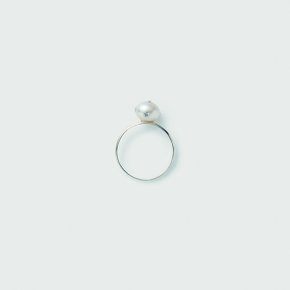 Signature Polkadots Ring, White (NH021)