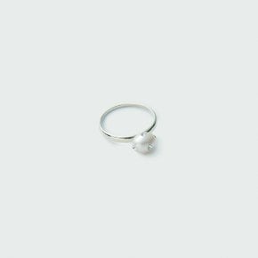 Signature Polkadots Ring, White (NH021)