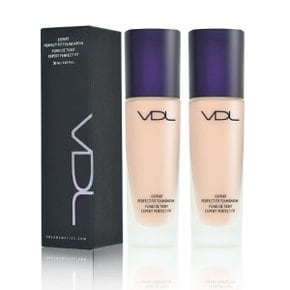 VDL 엑스퍼트 퍼펙트 핏 파운데이션 30ml A01 (미디엄톤의 17호) 2개