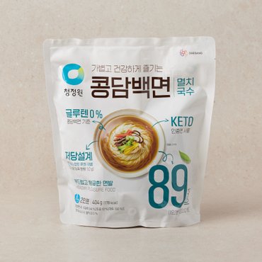 청정원 콩담백면 멸치국수 404g