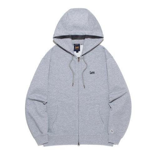 LEE 스몰 트위치로고 후드집업 그레이 LE2503HZ01GR