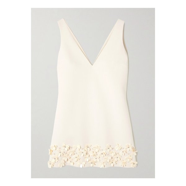 장식 크레이프 미니 원피스 크림 1647597358034010