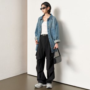 UNISEX 루즈핏 데님 셔츠 자켓 [BLUE] / SBE1U07004-WOMAN