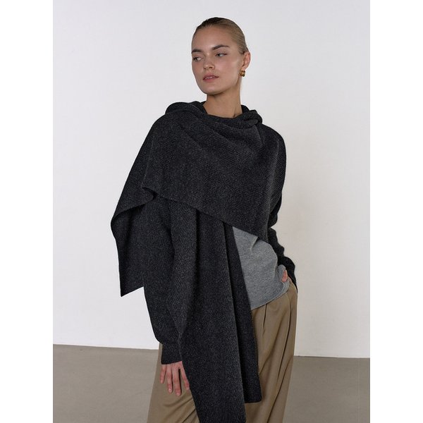 Wool Hoody Bolero (3color)