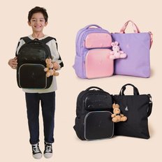 *시즌오프30%*[BEANPOLE KIDS] 24SS 투포켓 몰드형 책가방 2SET (2종 택1)