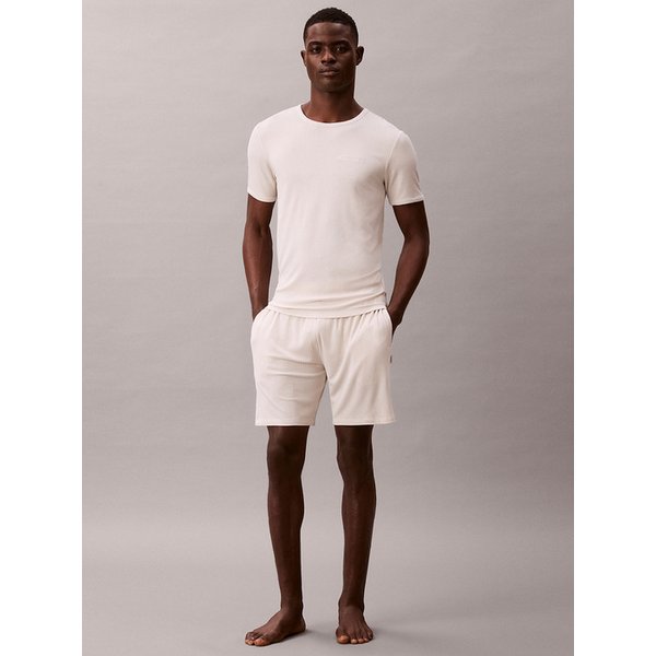 남성 모달 립 모달 립 반팔 쇼츠 세트_NM297567U