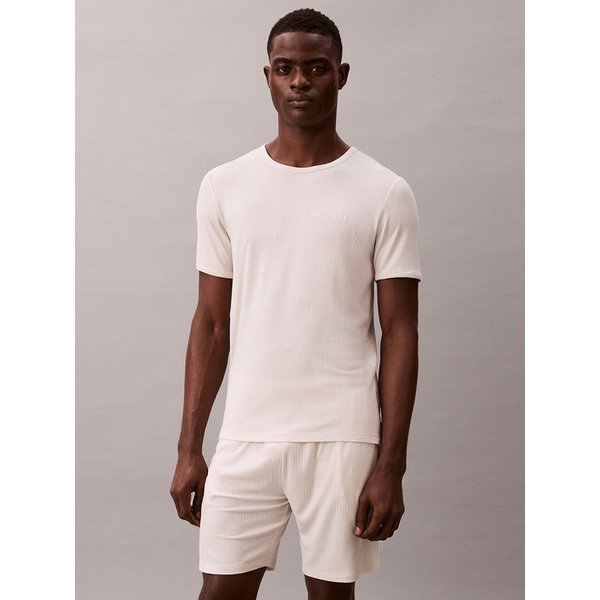 남성 모달 립 모달 립 반팔 쇼츠 세트_NM297567U