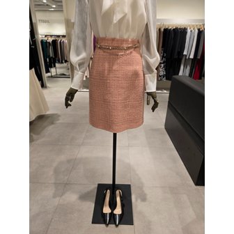 지고트 [파주점] 트위드 체인 벨트 A라인 스커트 JR3A0SK151