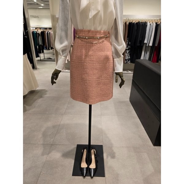 [파주점] 트위드 체인 벨트 A라인 스커트 JR3A0SK151