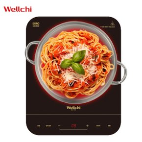 1구 인덕션 이동식 이동형 가정용 전기레인지 업소용 WEI-100p 2.0kW 슬라이드 컨트롤