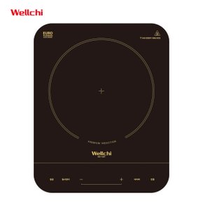 1구 인덕션 이동식 이동형 가정용 전기레인지 업소용 WEI-100p 2.0kW 슬라이드 컨트롤