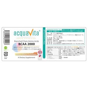 acquavita 아쿠아 비타 BCAA2000 60 알갱이