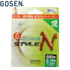 고센 테이퍼 라인 원투스타일 N 220m 형광나일론 서프원줄 데빠타입