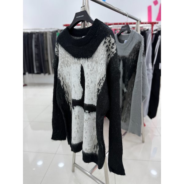 [여주점] 크로스모헤어니트 블랙JFZZ51A15