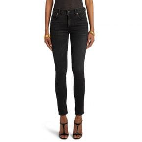 4541446 TOM FORD Distressed Stretch Denim Skinny Jeans