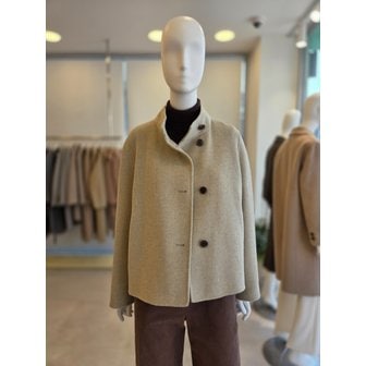 더아이잗 [여주점] [더 아이잗] 여성 캐시미어 버튼 하이텍 핸드메이드 재킷 (IRAM0JK708)