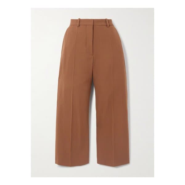 울 트윌 와이드 팬츠 브라운 46376663162908300