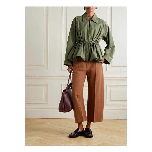 울 트윌 와이드 팬츠 브라운 46376663162908300