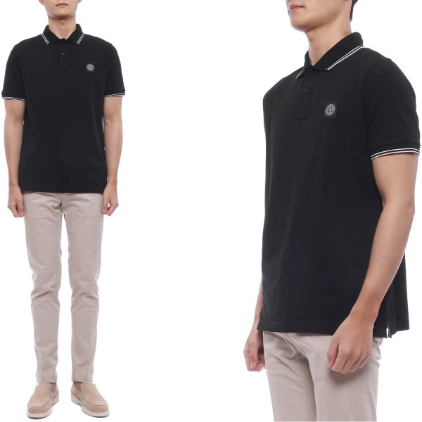 [부산점] 26SS 남성 로고 패치 폴로 반팔티셔츠 (L1S152200010 S0018 V0029 26S)