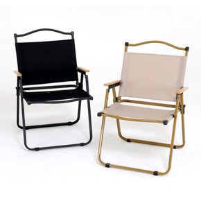 스틸 우드 접이식 캠핑용 의자 (2사이즈) 레저용 낚시 백패킹 낙시 경량 간편 폴딩