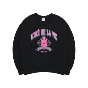 DIAMOND A LOGO SYMBOL SWEAT SHIRT BLACK-다이아A심볼