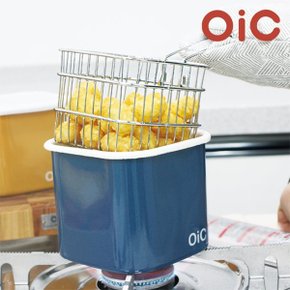 [BIZ][SILVERSTAR] 실버스타 OIC 법랑 캐니스터 1.5L +전용 접이식 바스켓