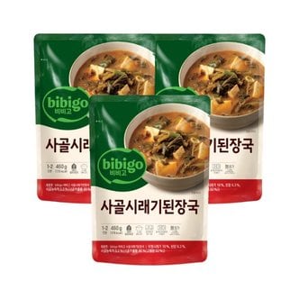 CJ제일제당 비비고 사골시래기된장국 460g x3개