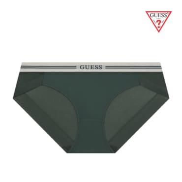 게스언더웨어 백포인트 로고밴드 브라탑 햄팬티 ODWBP491DGR