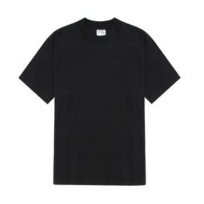 반팔티 반팔 티셔츠 - 6.0oz 액티브 무지 오버핏 레이어드 블랙 ACS02