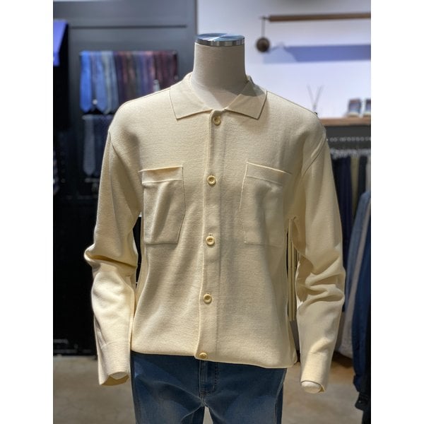 [시흥점] S/S 카라 니트 버튼 가디건 (RPEMKT08A)