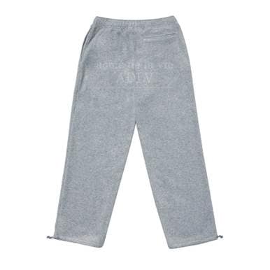 ADLV OLD SCHOOL FLEECE SET-UP PANTS GREY - 올드스쿨 플리스 셋업 팬츠