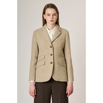 BCBG PURE WOOL 싱글 브레스티드 자켓 (B3W9J108)