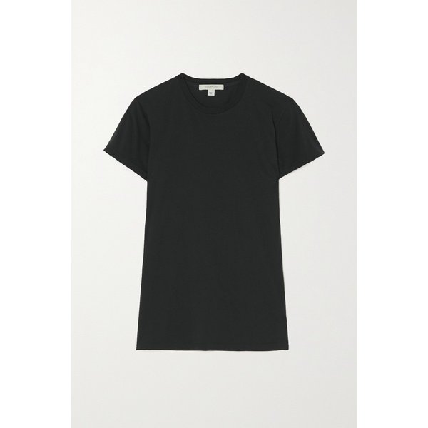 라나 수피마 코튼 저지 티셔츠 블랙