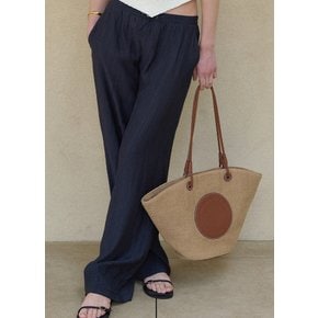 (B-2427)ATELIER RATTAN SHOPPER BAG