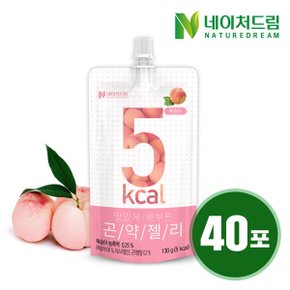 맛있게 배부른 곤약젤리 복숭아 130g x 20포 x 2박스_P351379652